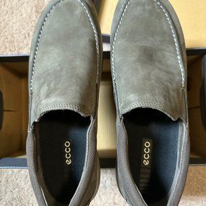 Ecco Calgary Eriton Men's slip on casual shoes size 42/US8-8.5 834314 Tarmac